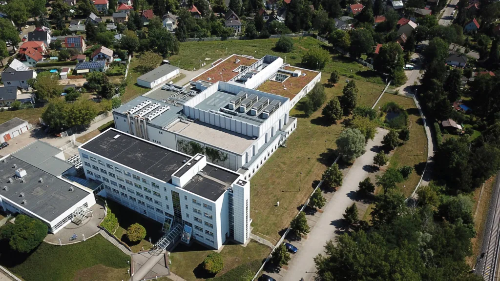 Aerial view of the Penta Infra BER1 datacenter in Berlin